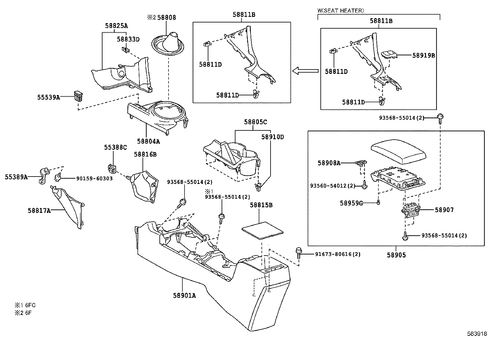 Console Box & Bracket