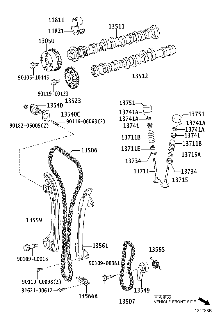 Camshaft & Valve