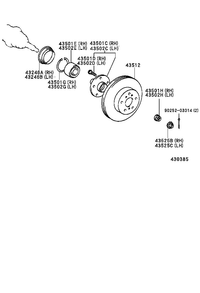 Front Axle Hub