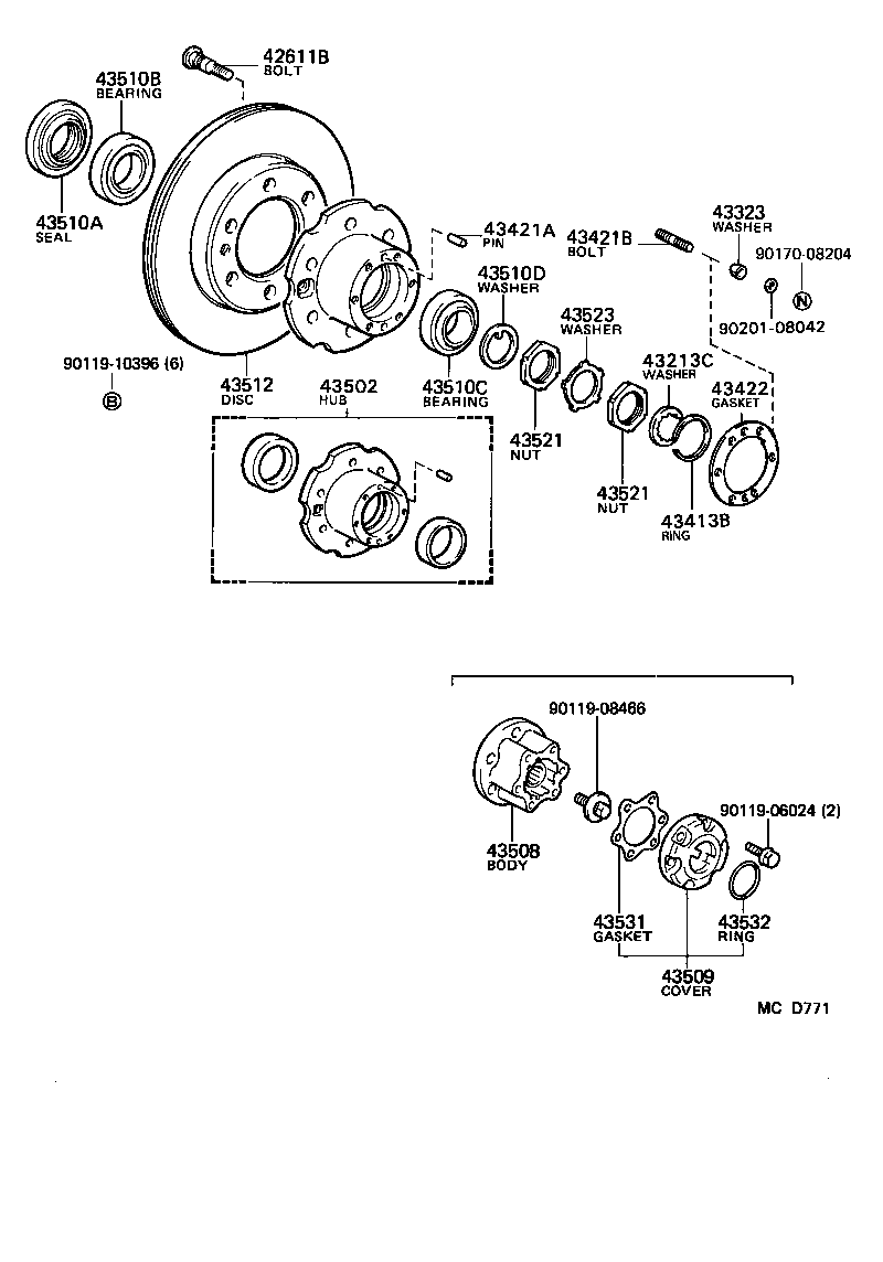 Front Axle Hub