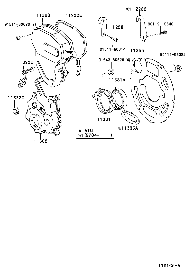 Timing Gear Cover & Rear End Plate