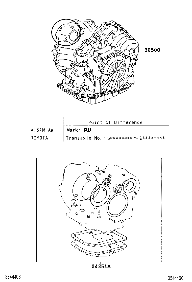 Transaxle Or Transmission Assy & Gasket Kit