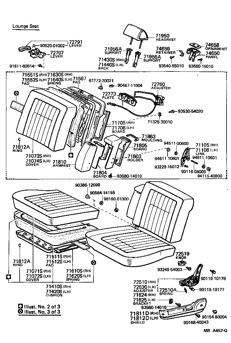 Asiento delantero y riel del asiento