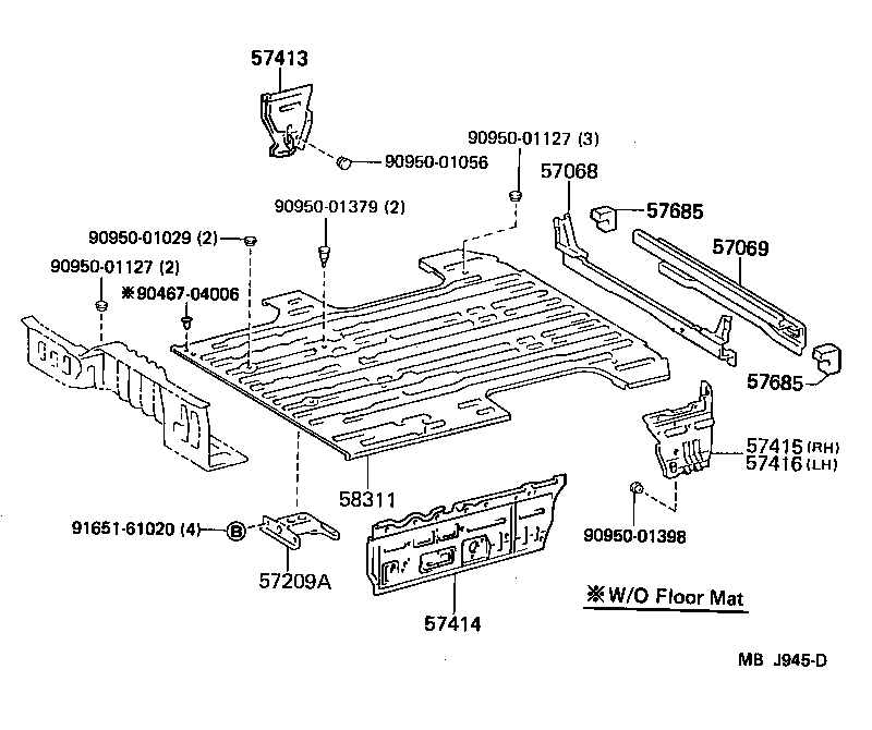 Rear Floor Panel