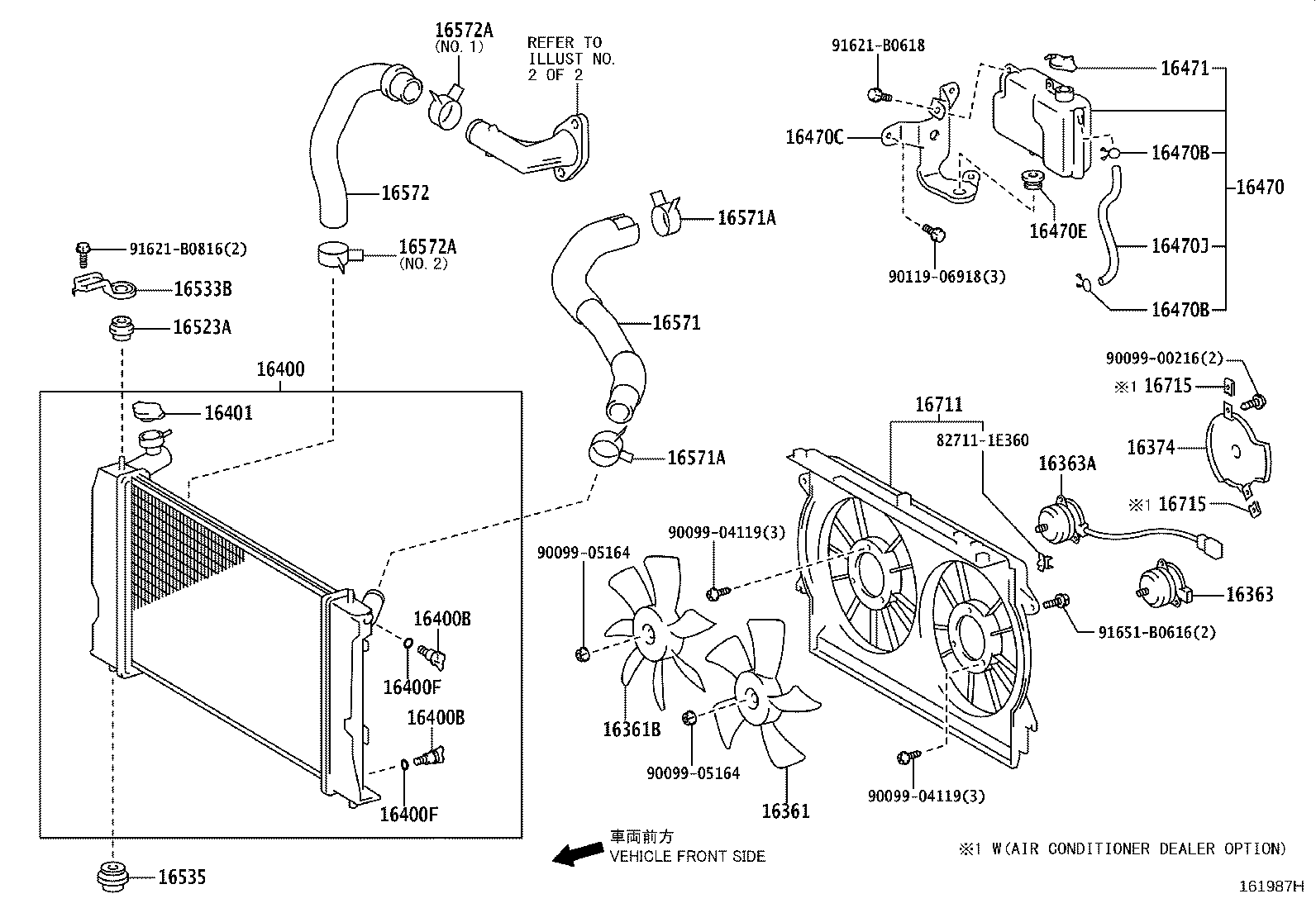 Radiator Water Outlet