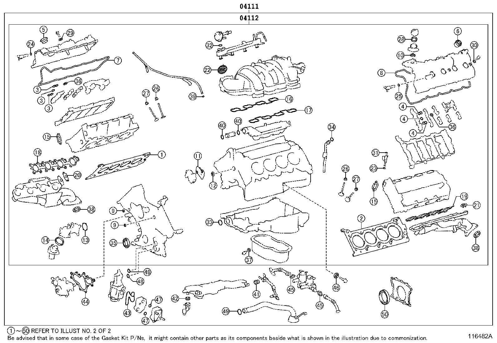 Engine Overhaul Gasket Kit