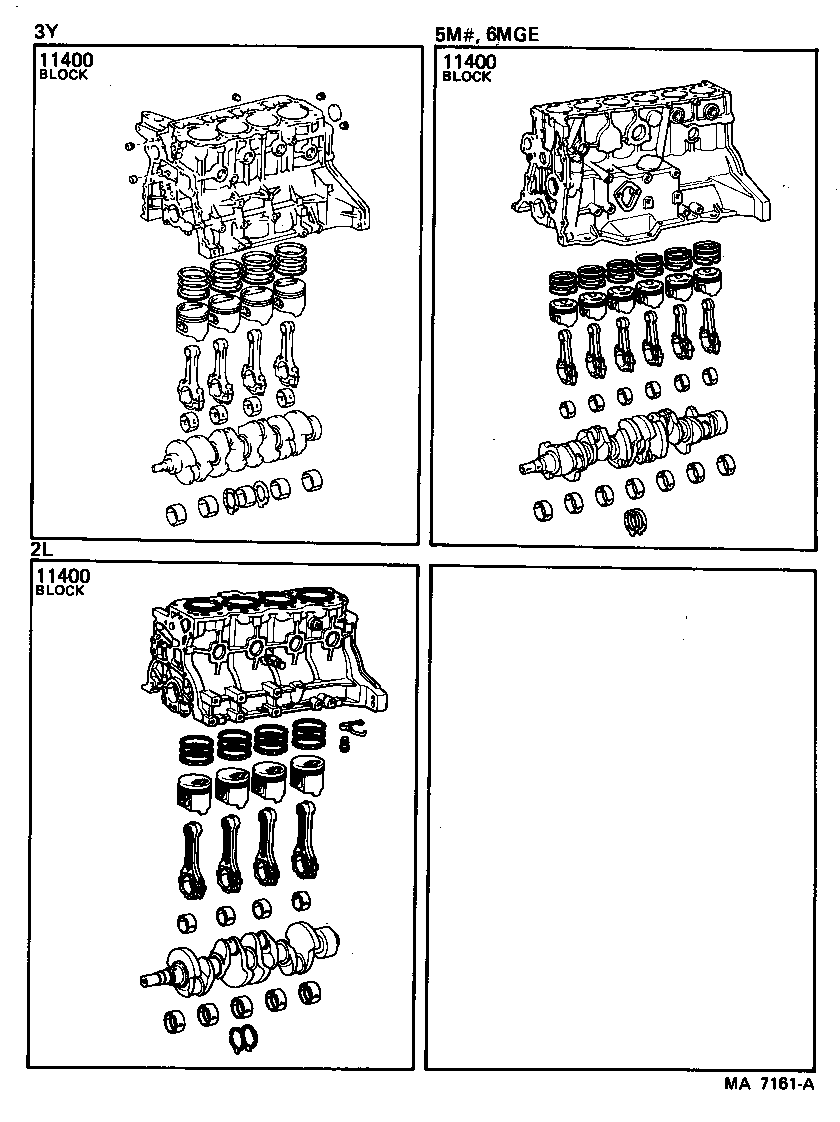 Conjunto de bloque corto