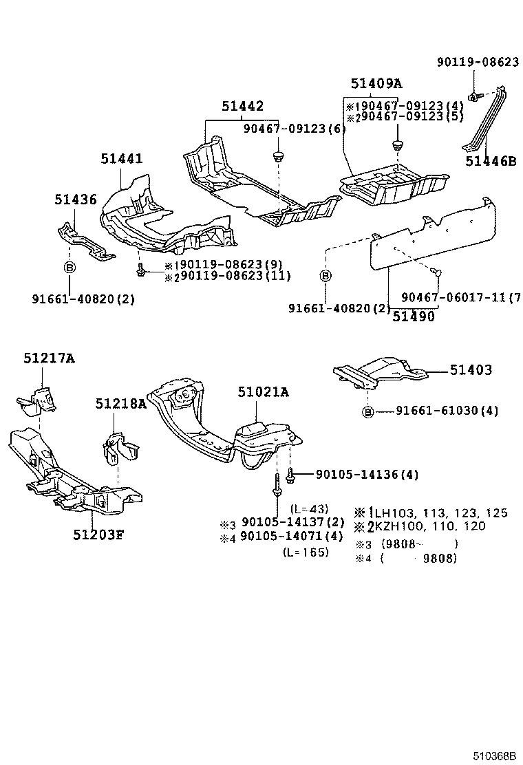 Suspension Crossmember & Under Cover