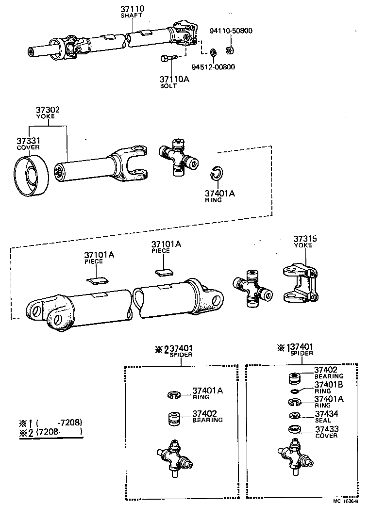 Propeller Shaft & Universal Joint