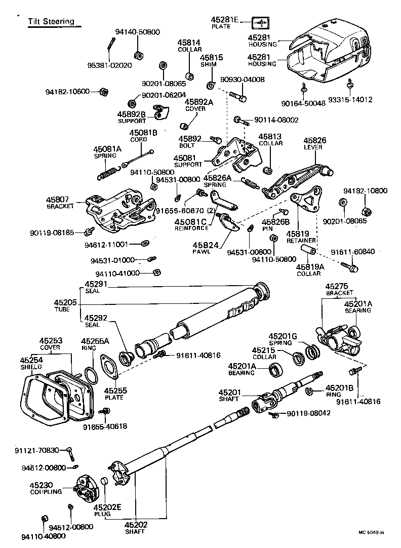 Steering Column & Shaft