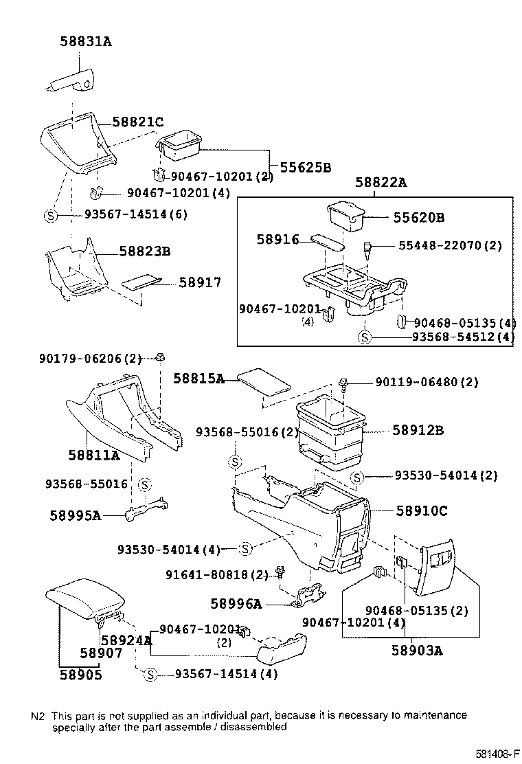 Console Box & Bracket