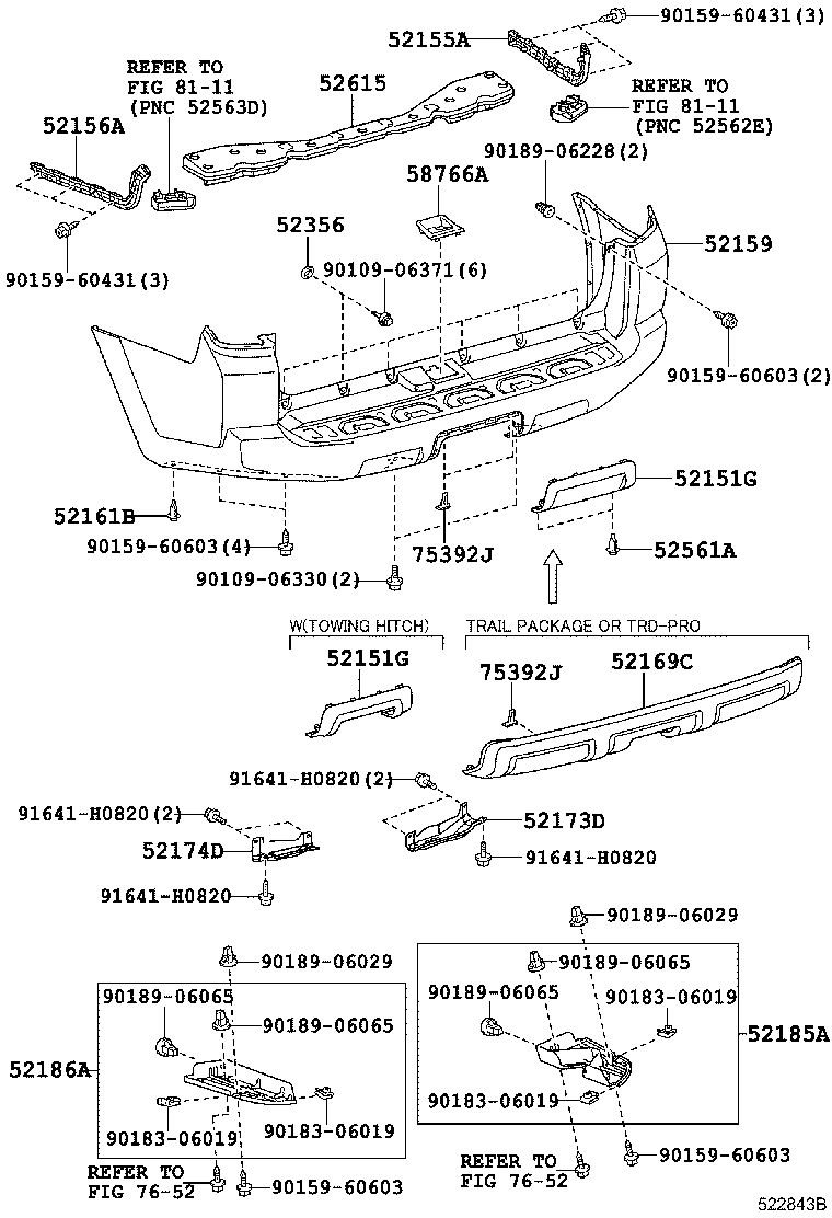 Rear Bumper & Bumper Stay