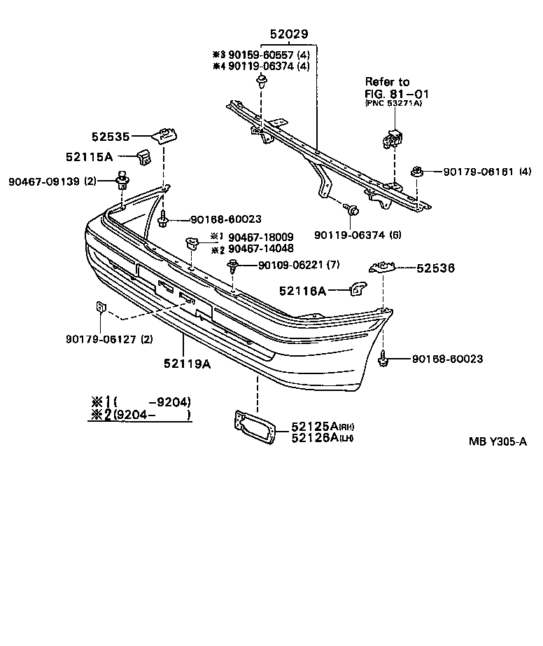 Front Bumper Bumper Stay