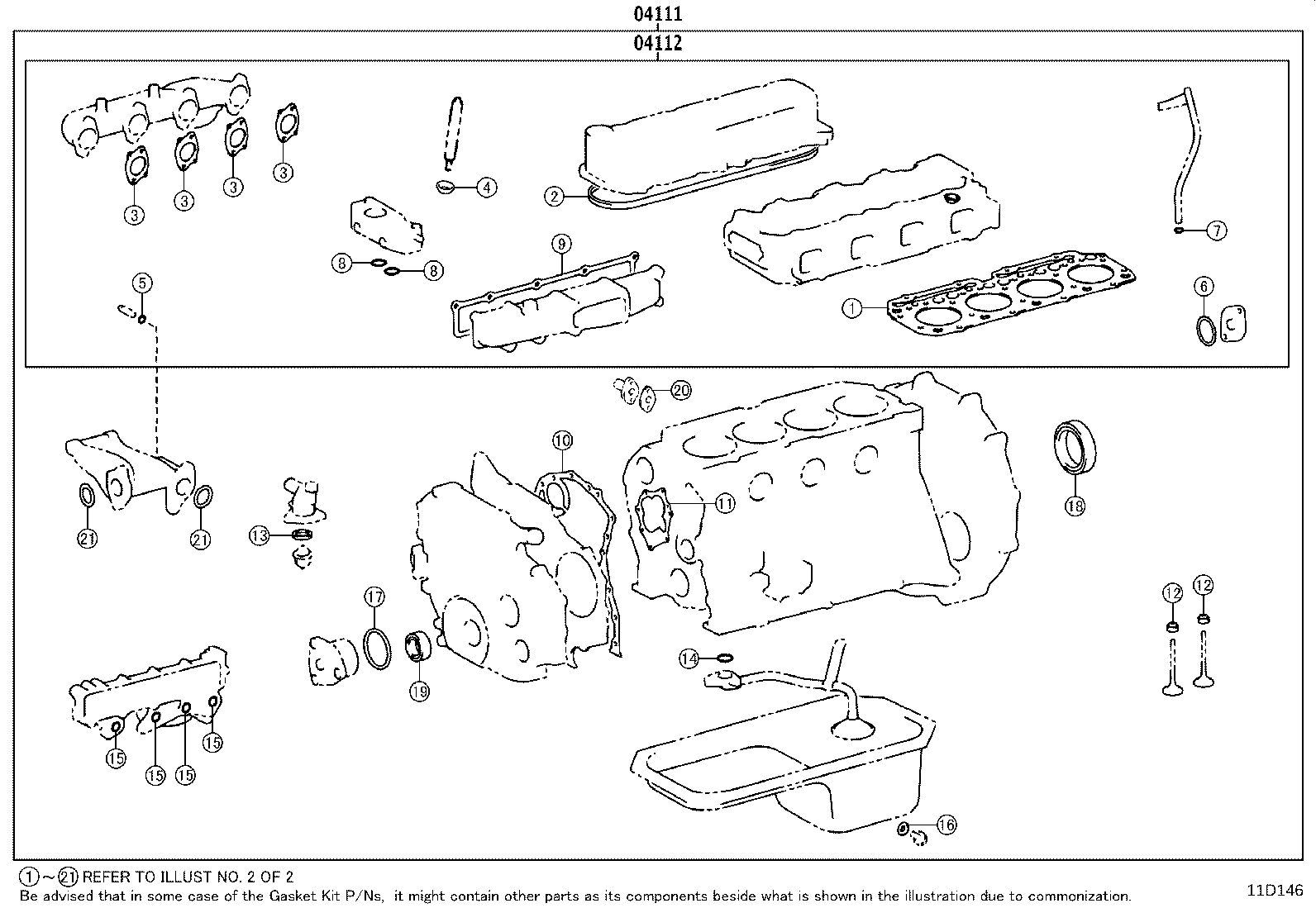 Engine Overhaul Gasket Kit