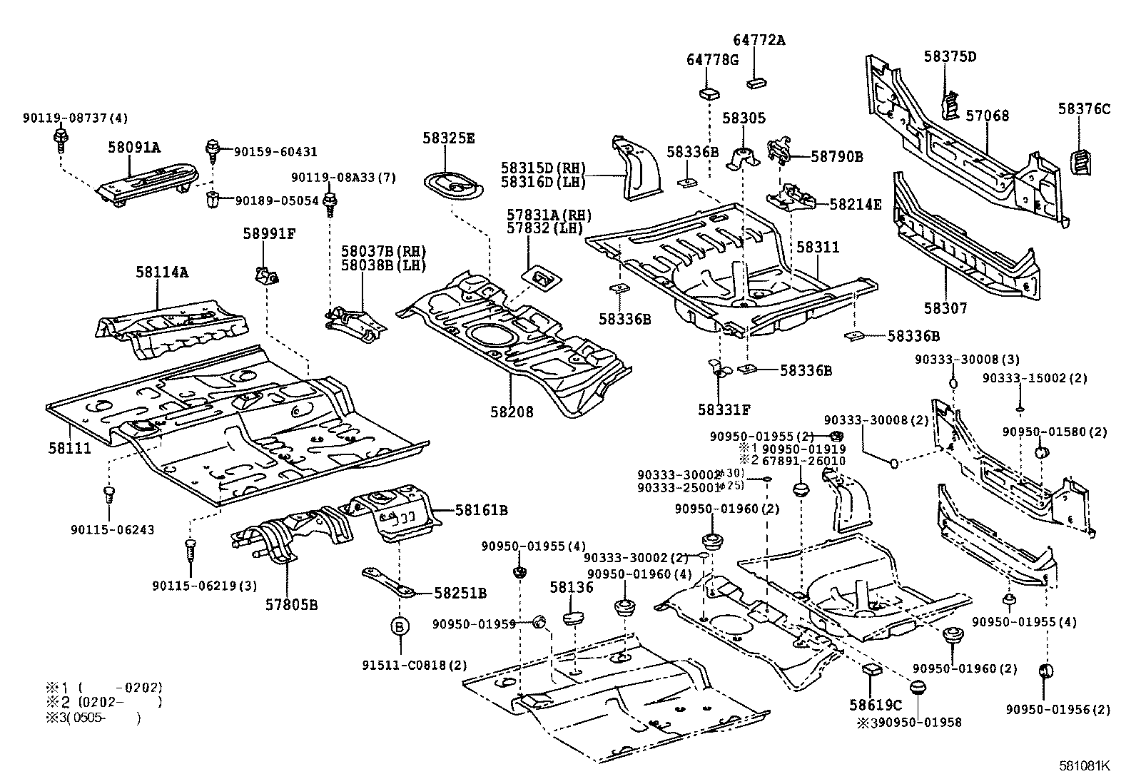 Floor Pan & Lower Back Panel