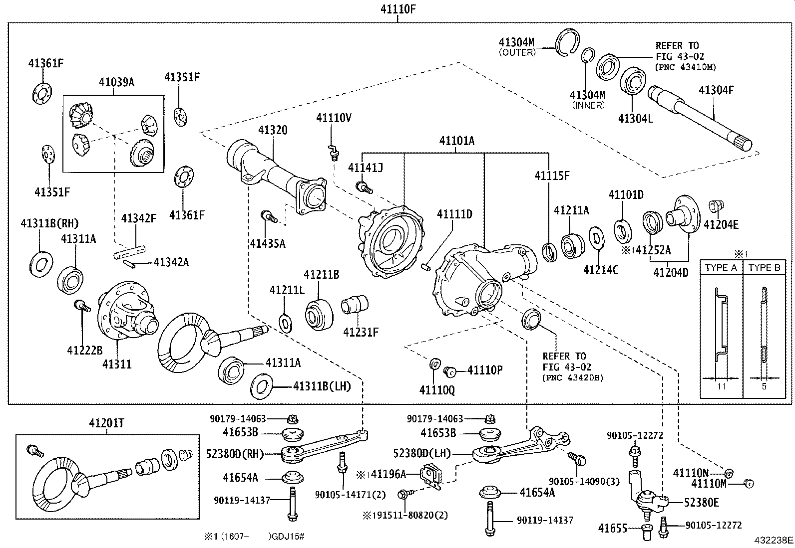 Front Axle Housing & Differential