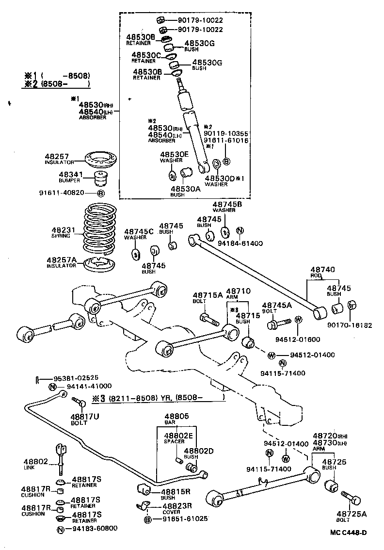 Rear Spring & Shock Absorber