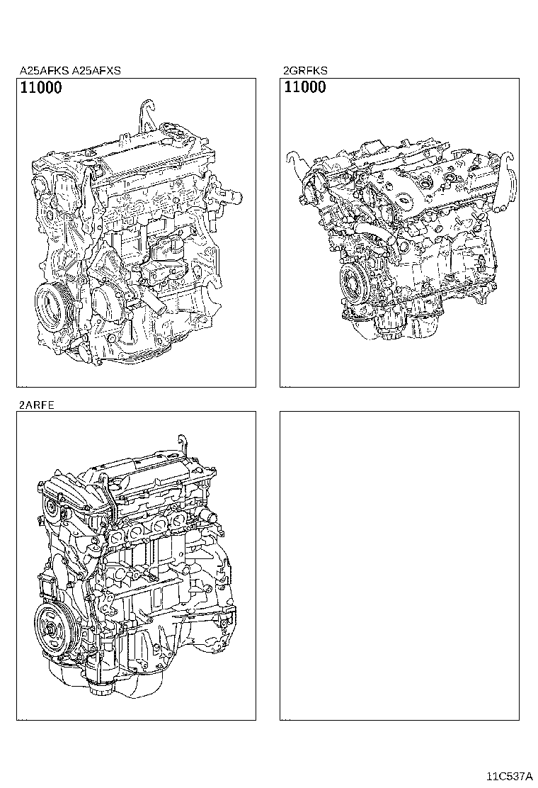 Conjunto parcial del motor