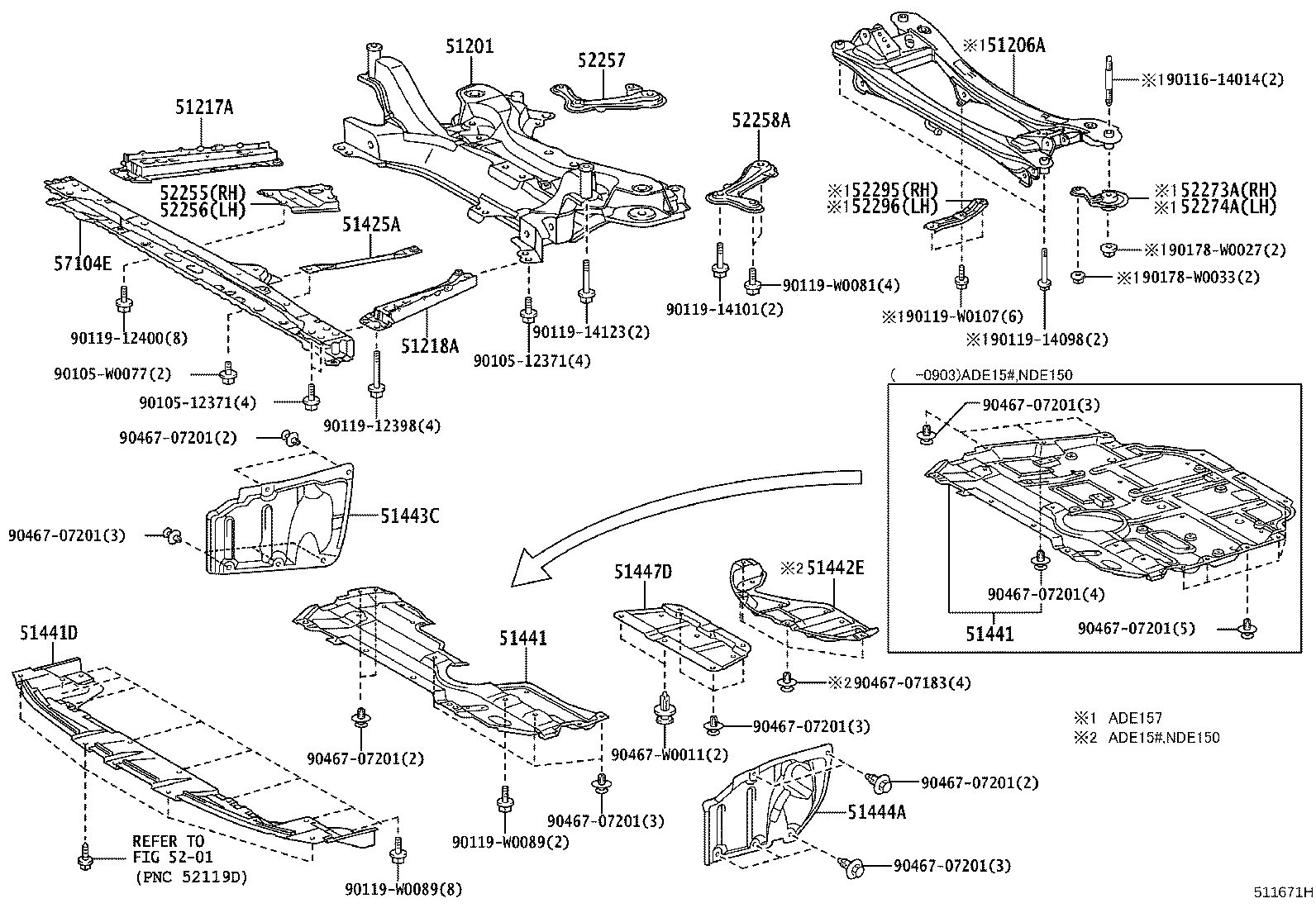 Suspension Crossmember & Under Cover