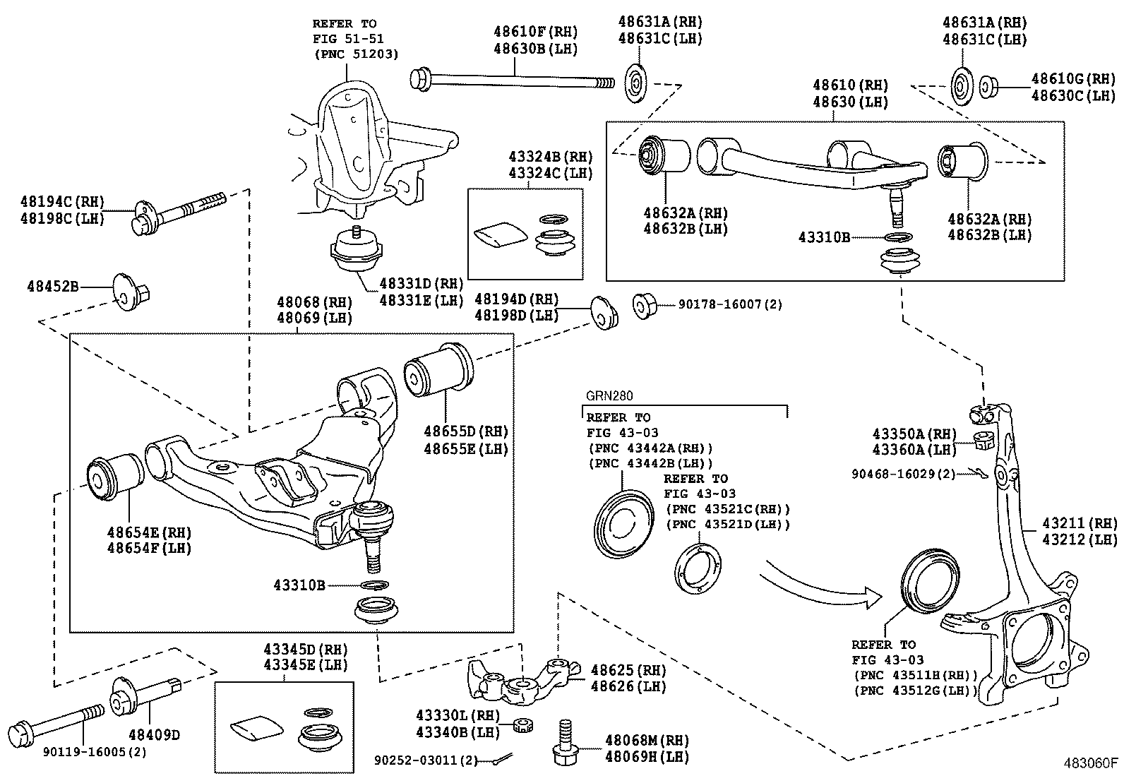 Front Axle Arm Steering Knuckle
