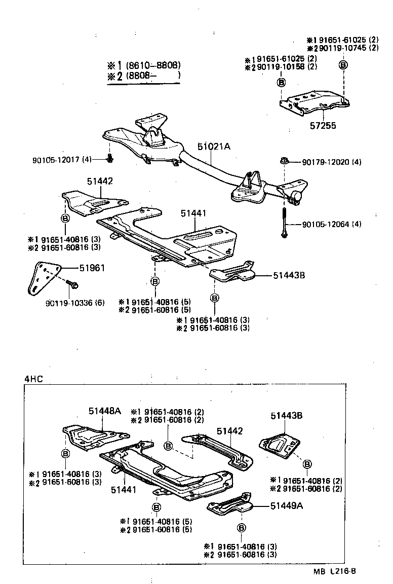 Suspension Crossmember & Under Cover