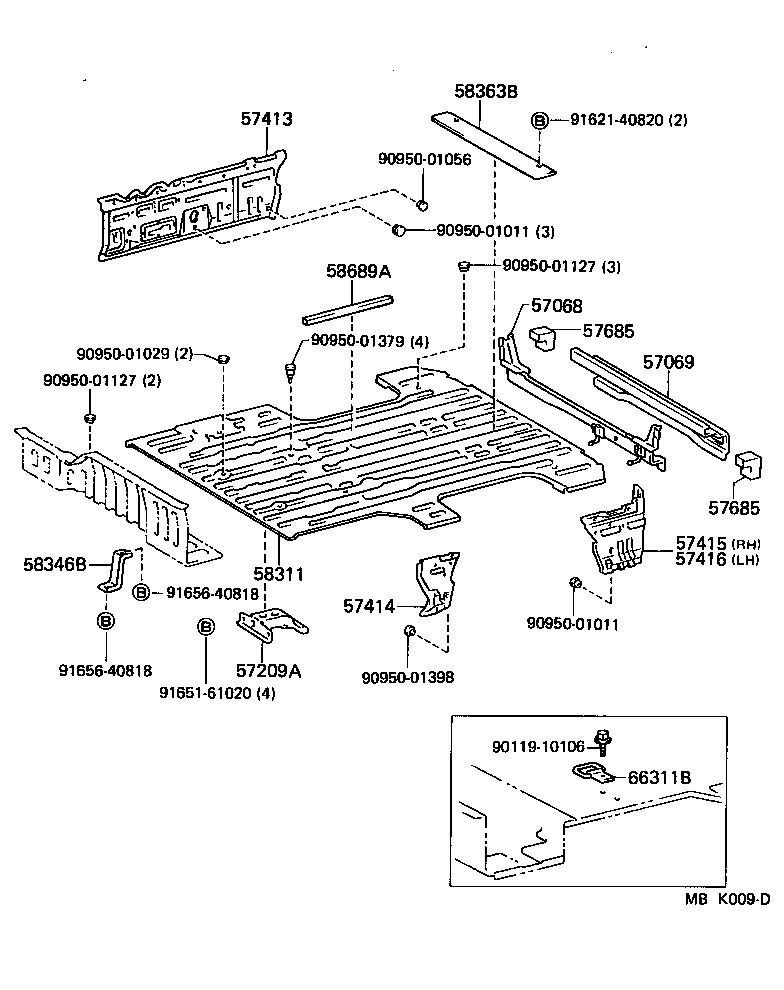 Rear Floor Panel