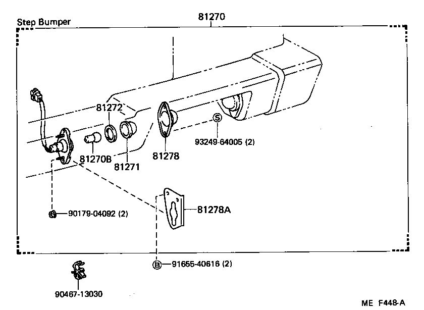 Rear License Plate Lamp