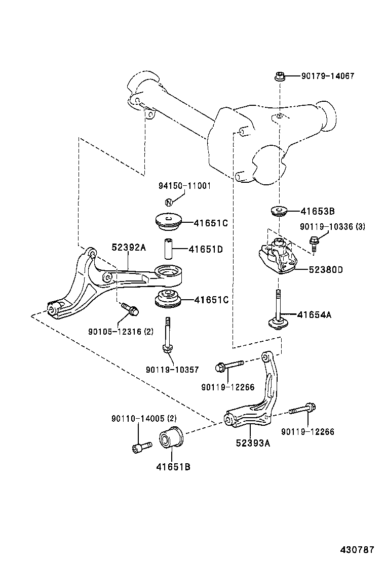 Front Axle Housing & Differential