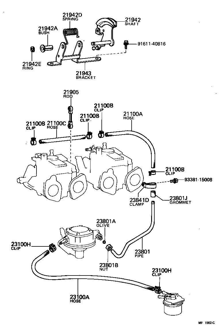 Fuel Pipe Clamp