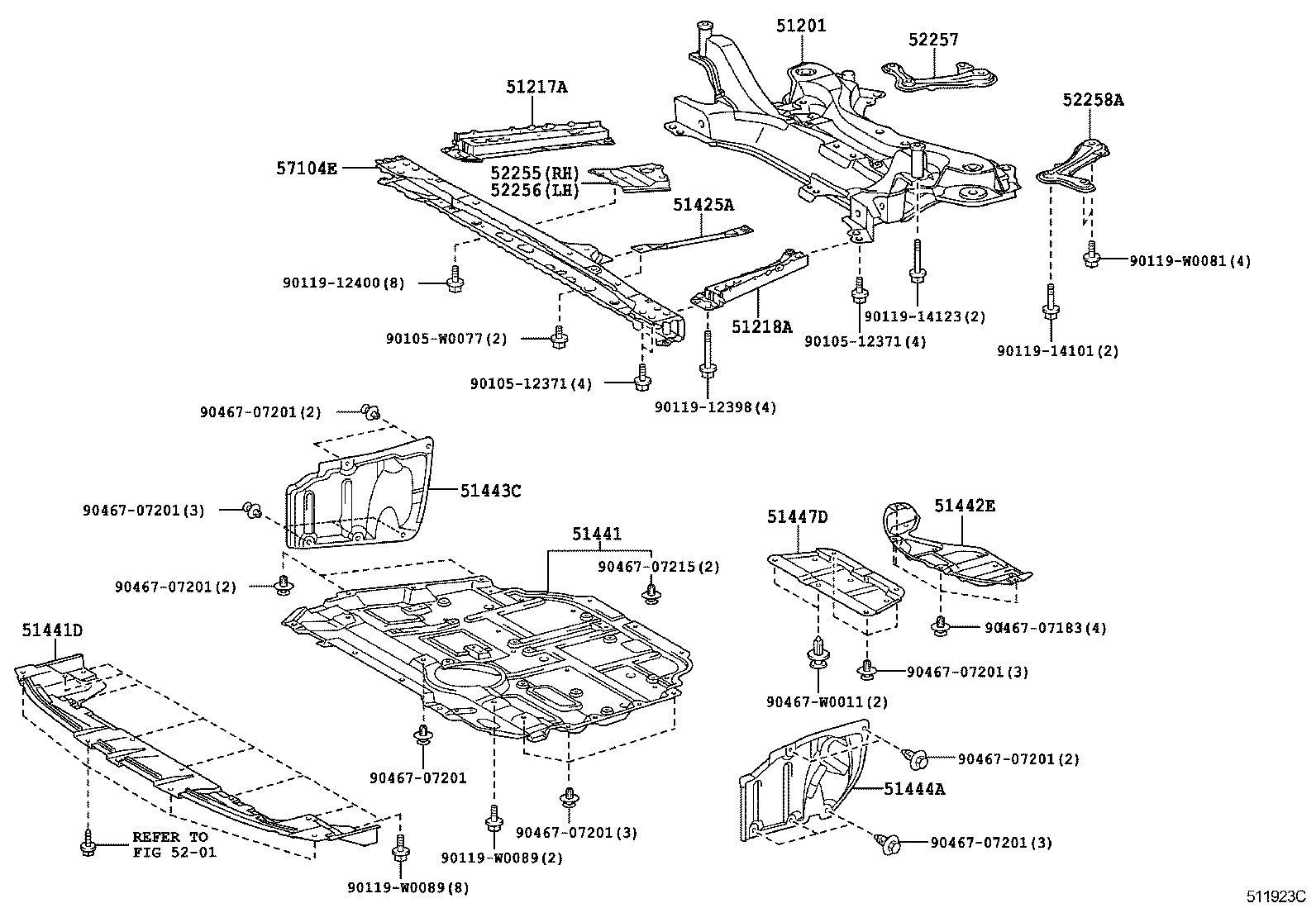 Suspension Crossmember & Under Cover