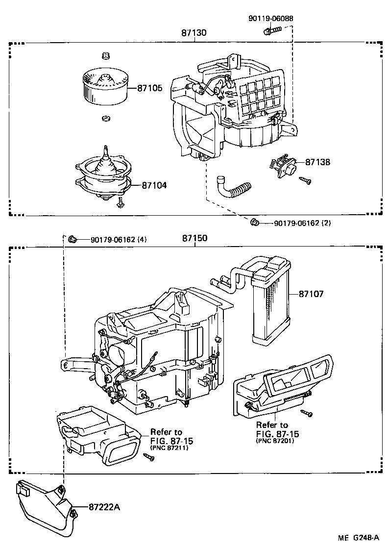 Heating Air Conditioning Heater Unit Blower