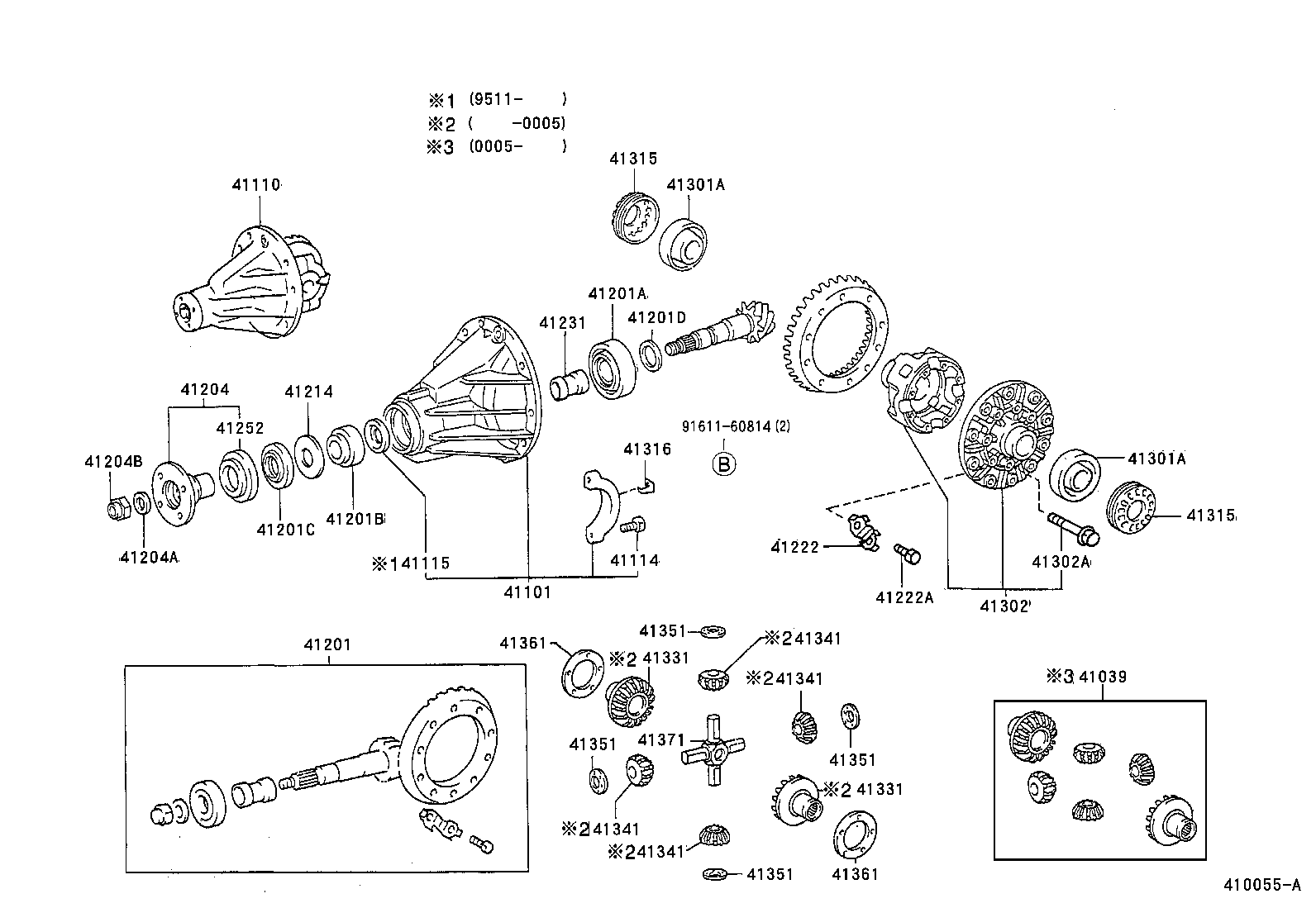 Rear Axle Housing Differential