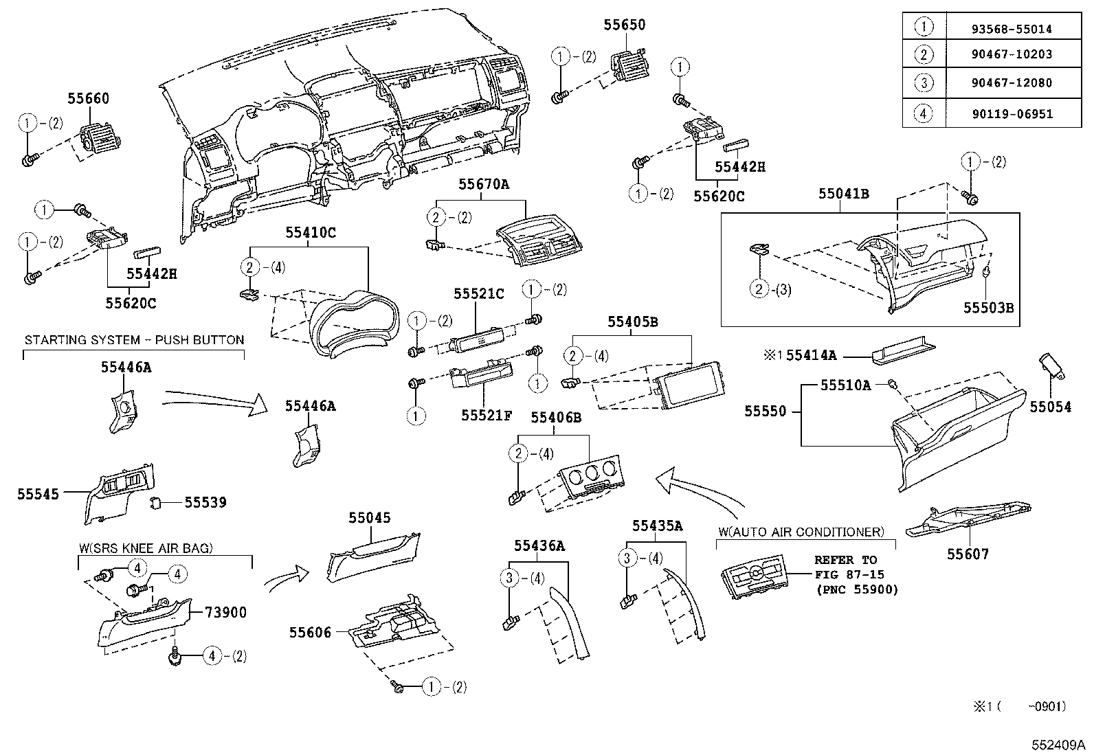 Instrument Panel Glove Compartment