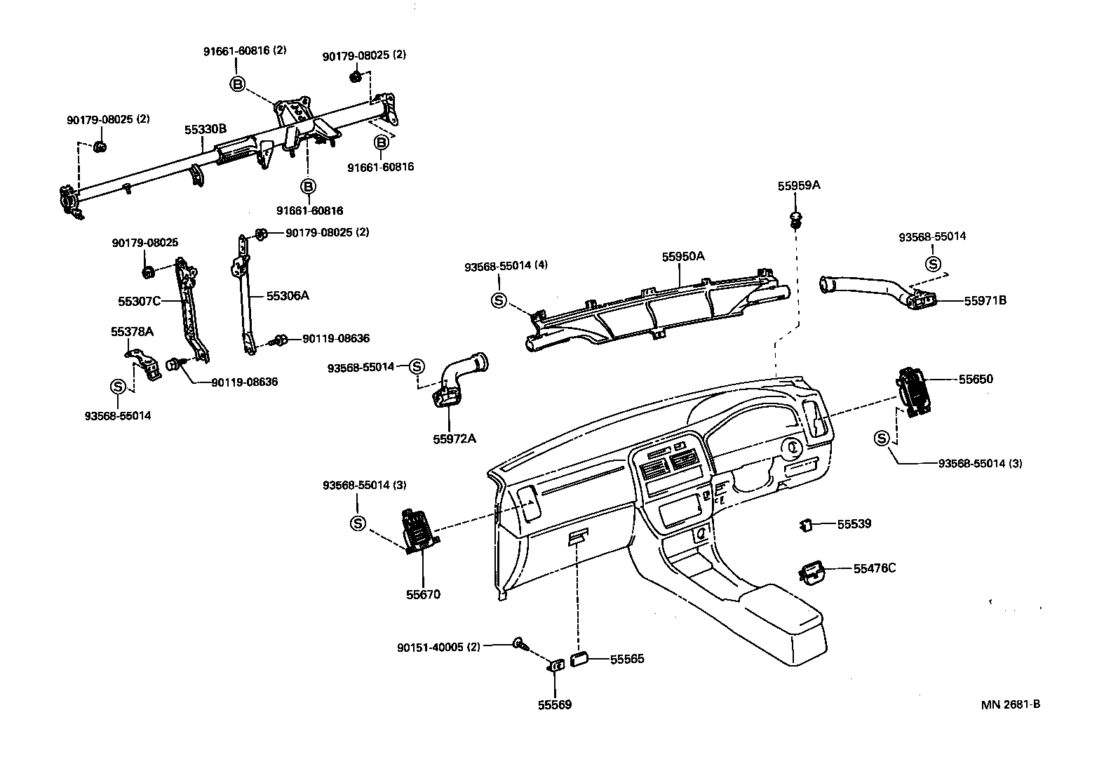 Instrument Panel Glove Compartment