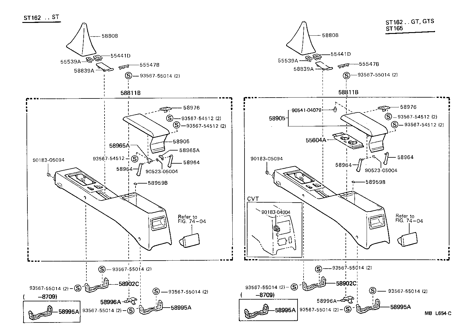 Console Box & Bracket