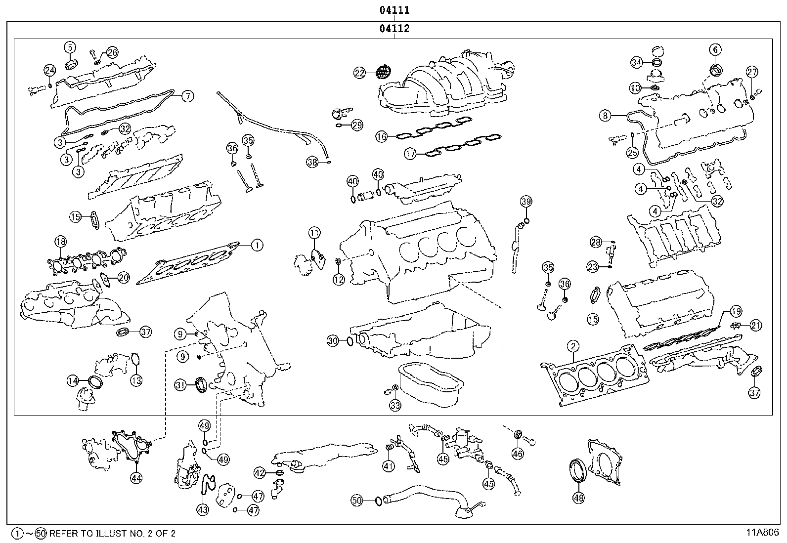 Engine Overhaul Gasket Kit