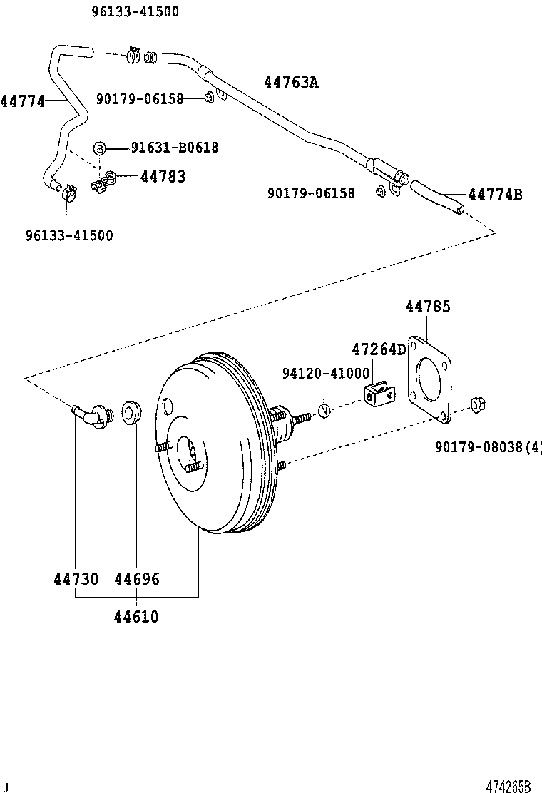 Brake Booster & Vacuum Tube