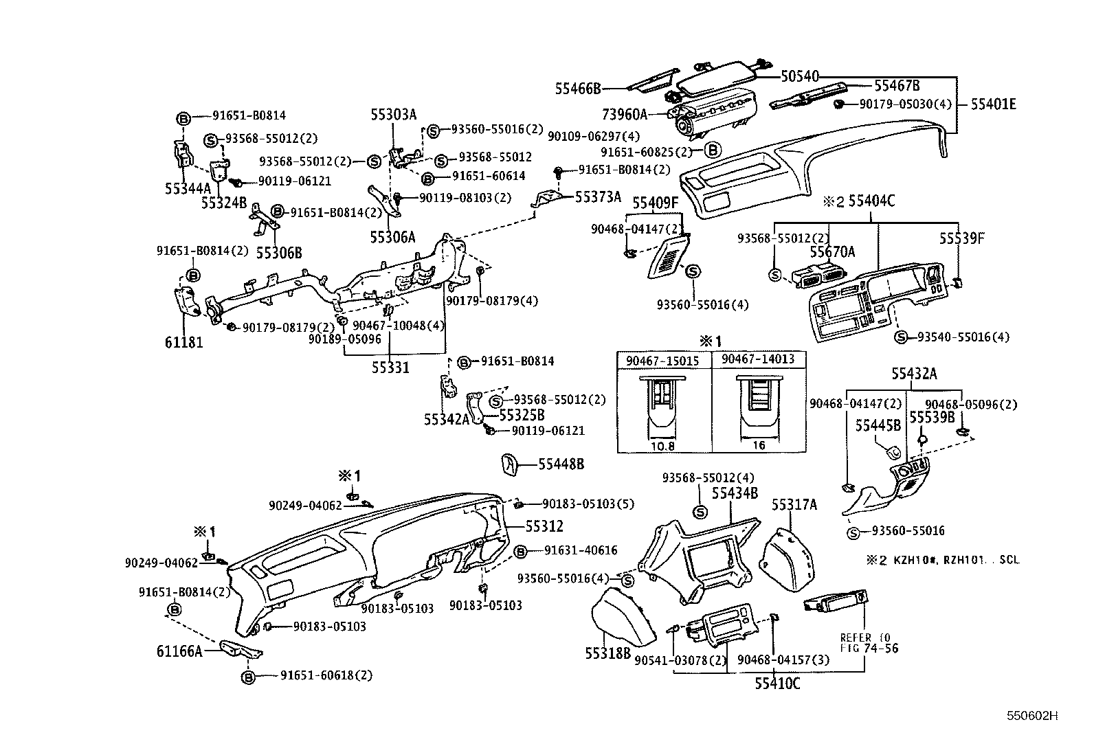 Instrument Panel Glove Compartment