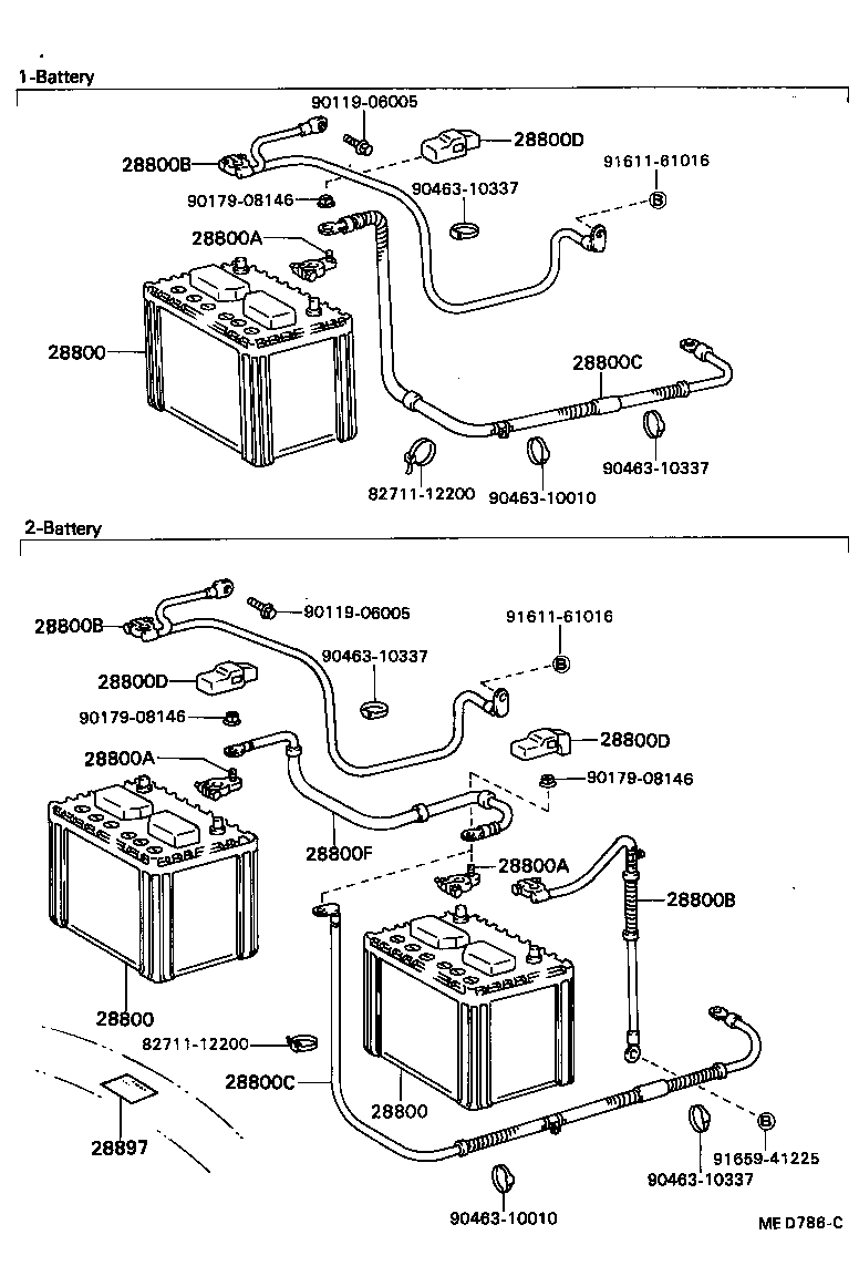 Cable de la batería