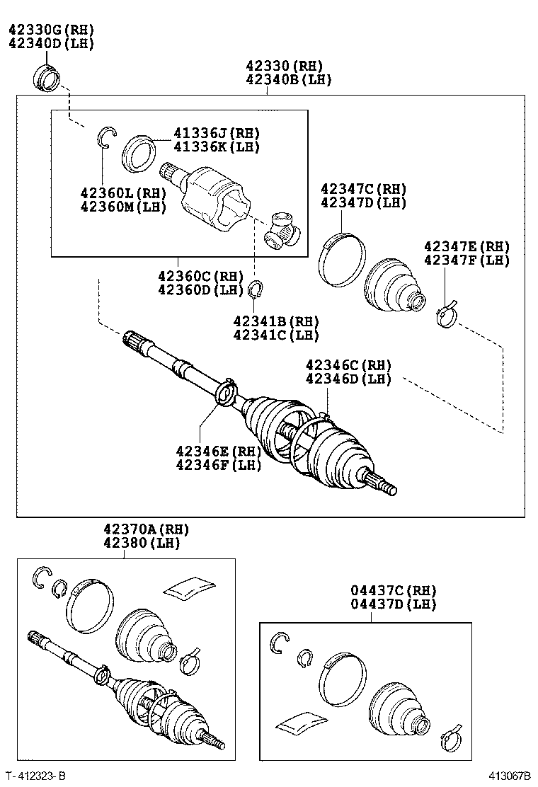 Rear Axle Shaft Hub