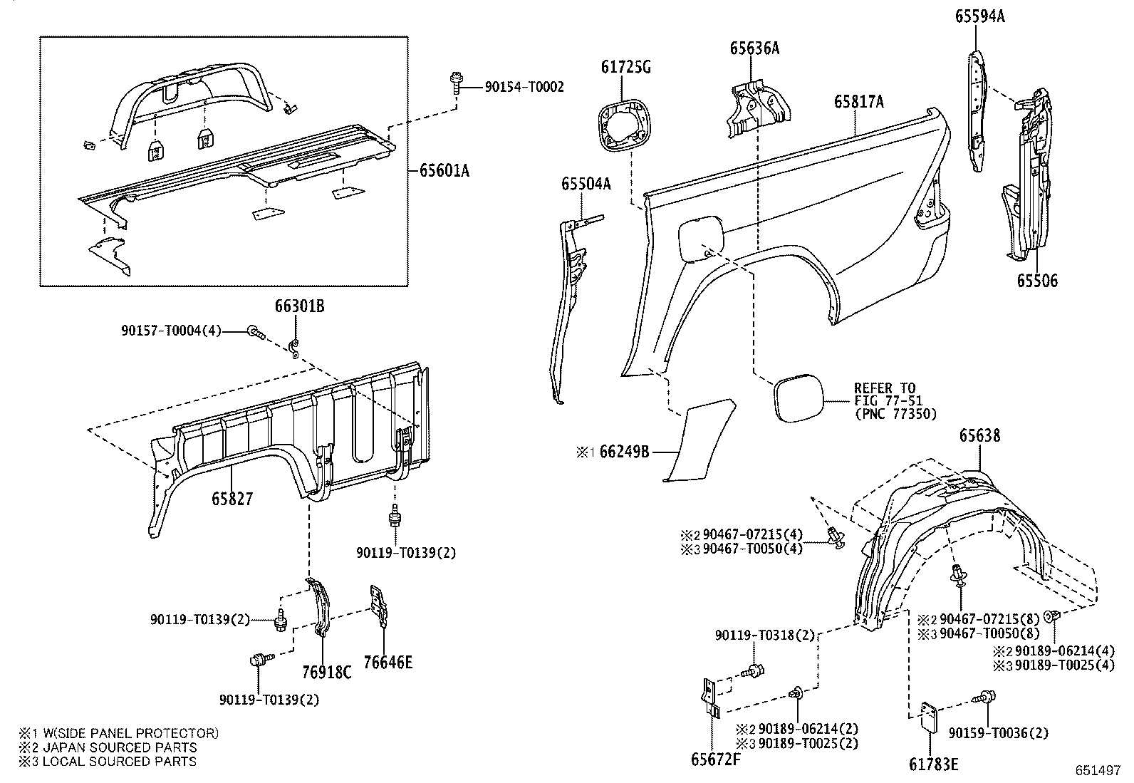 Rear Body Side Panel