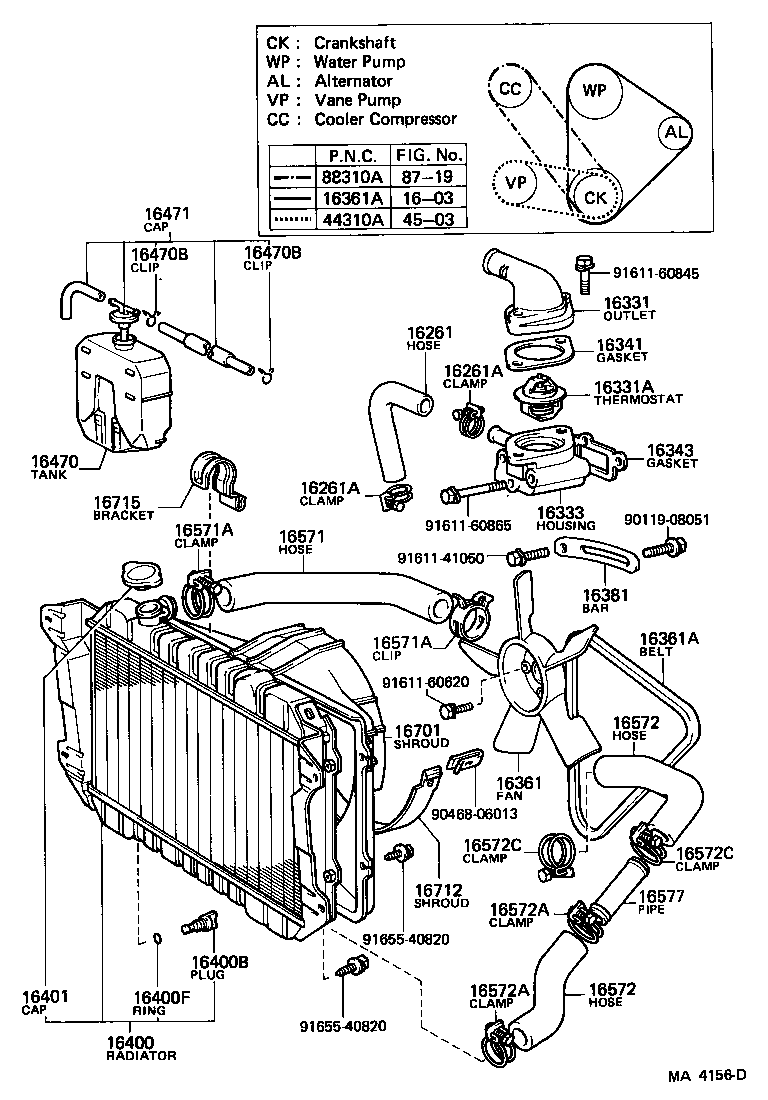 Radiator Water Outlet