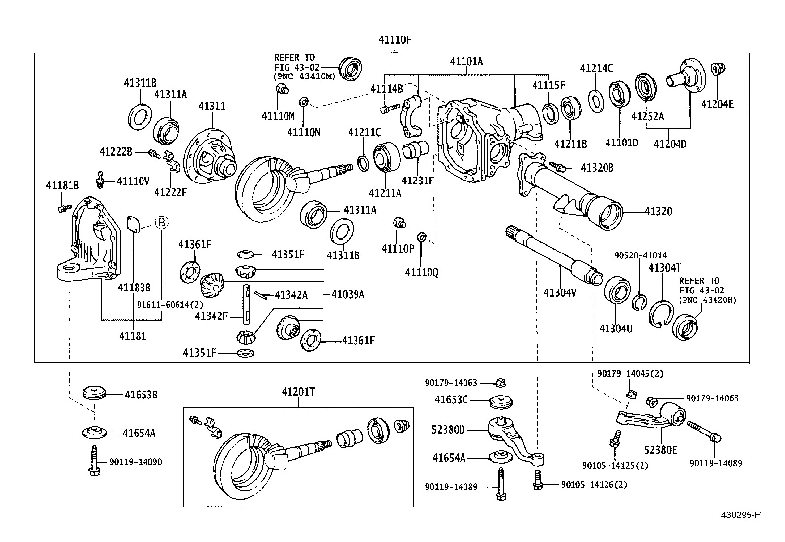 Front Axle Housing & Differential