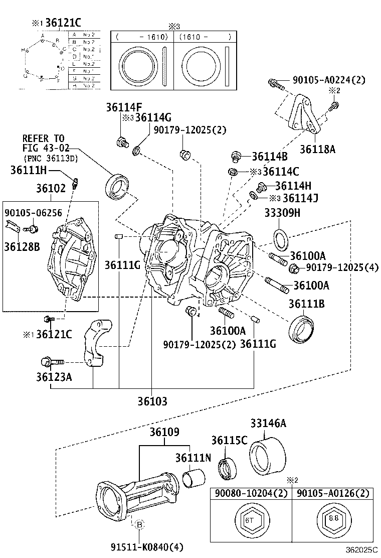 Transfer Case & Extension Housing