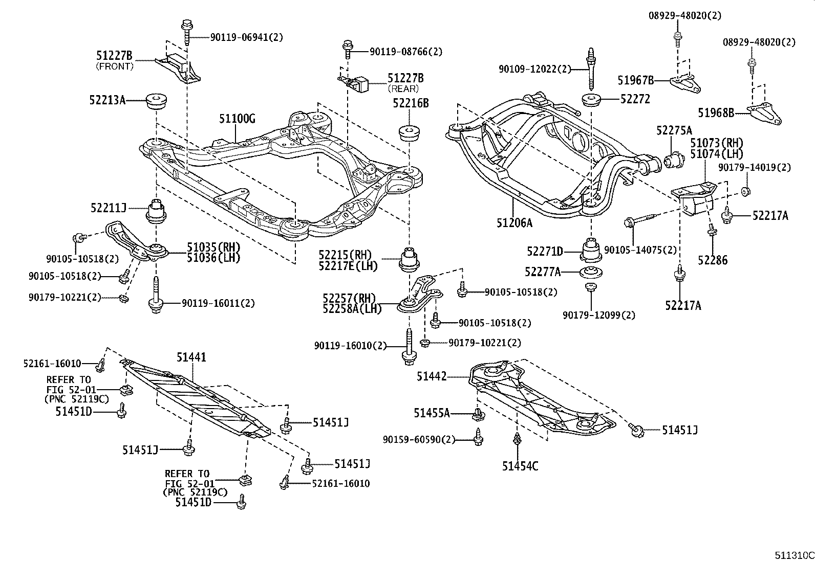 Suspension Crossmember & Under Cover