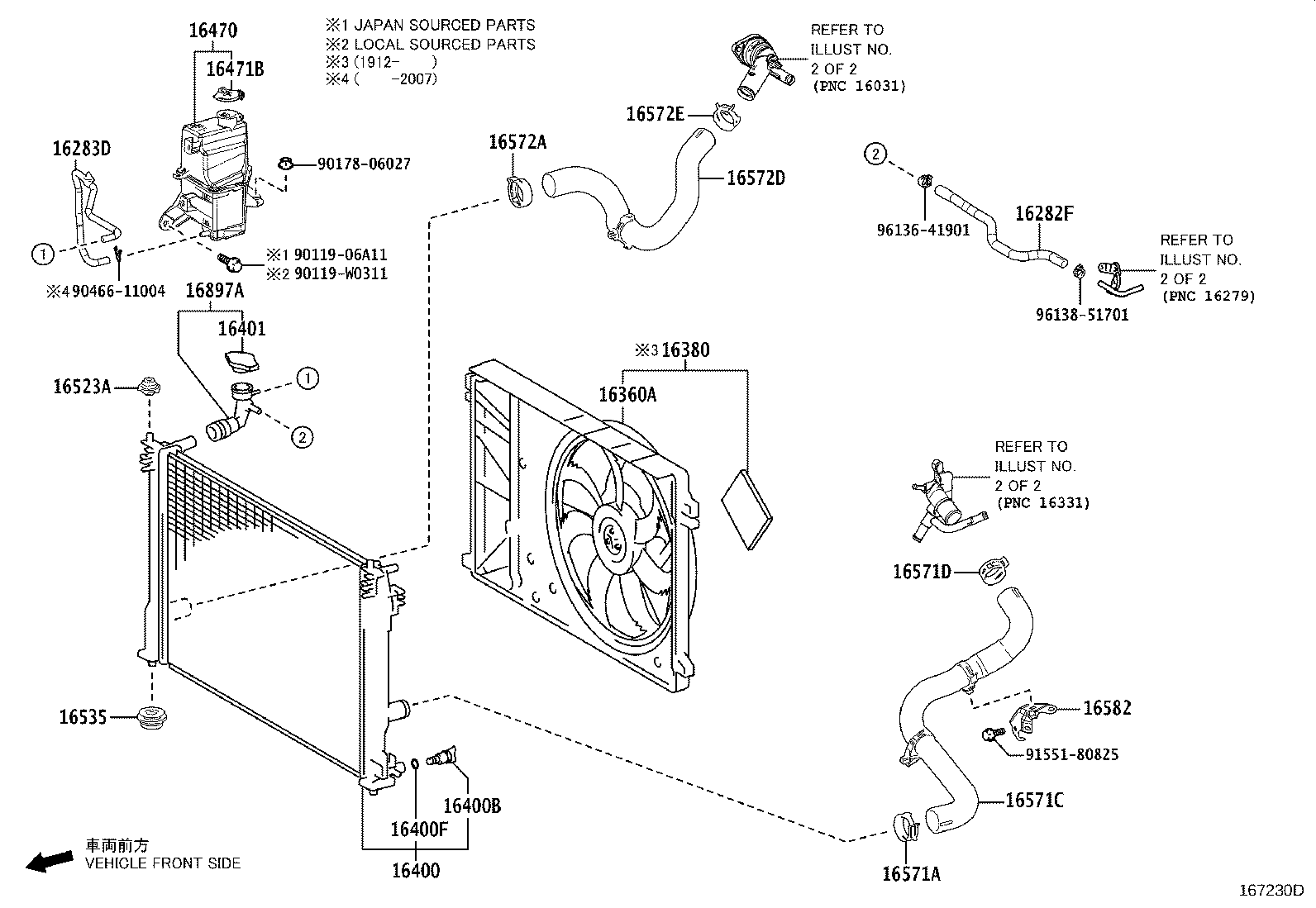 Radiator Water Outlet