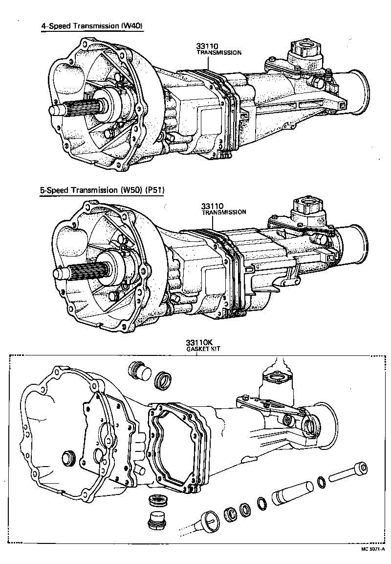 Transaxle Or Transmission Assy & Gasket Kit