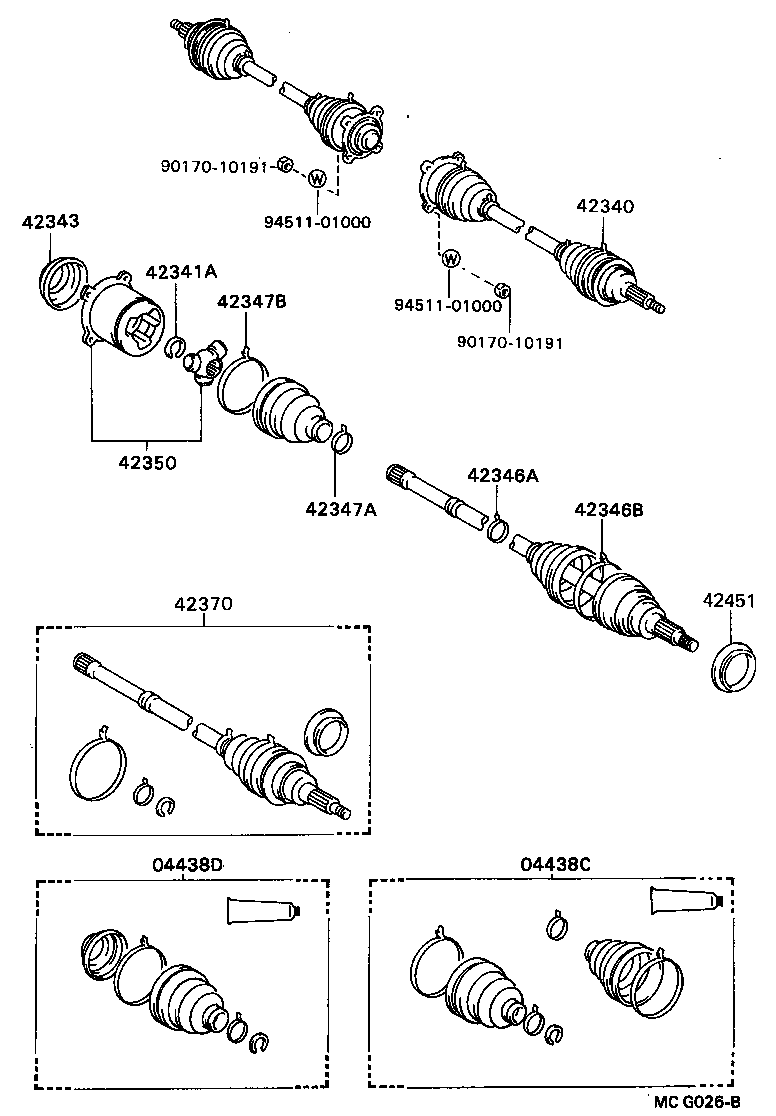 Rear Axle Shaft Hub