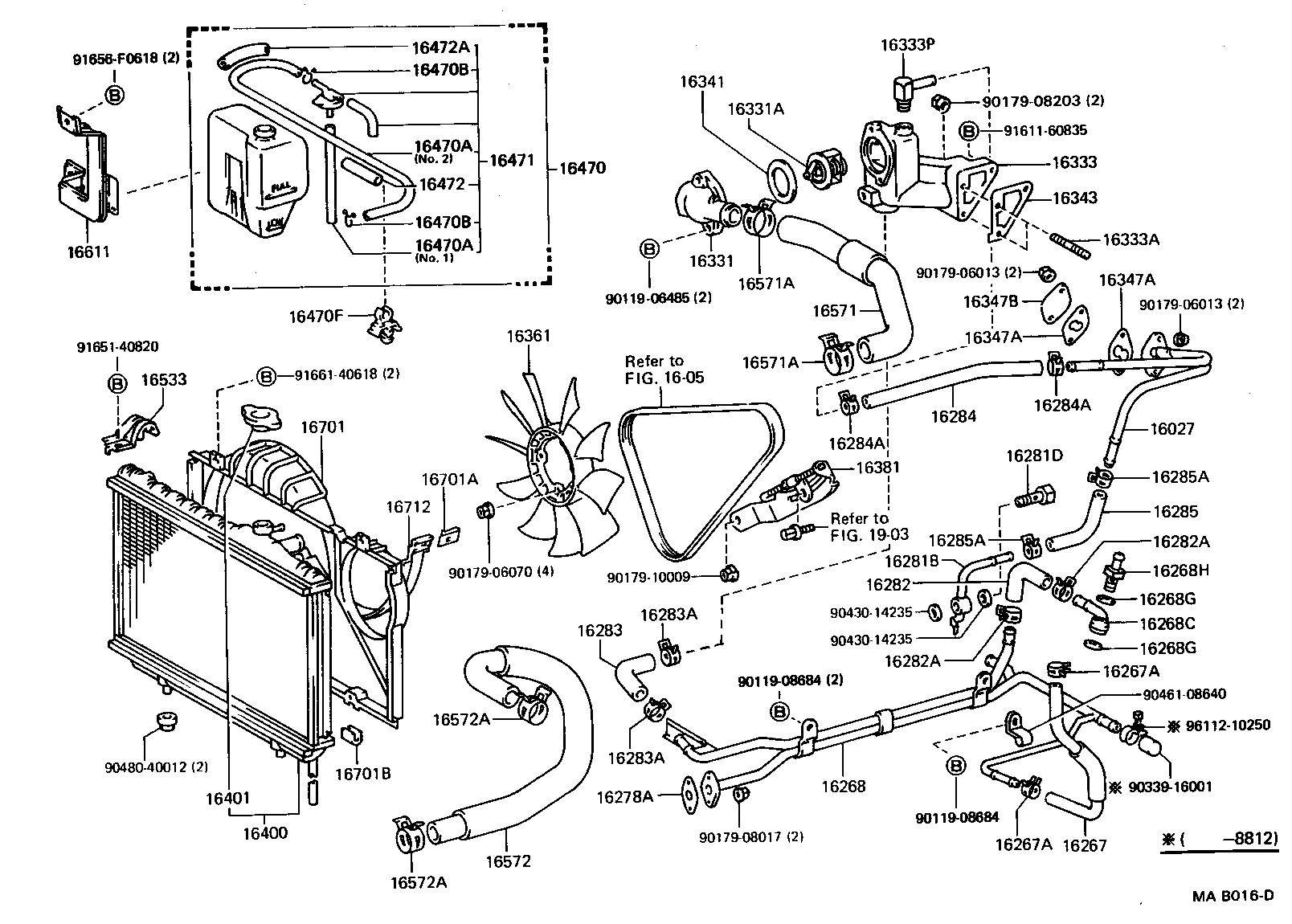 Radiator Water Outlet