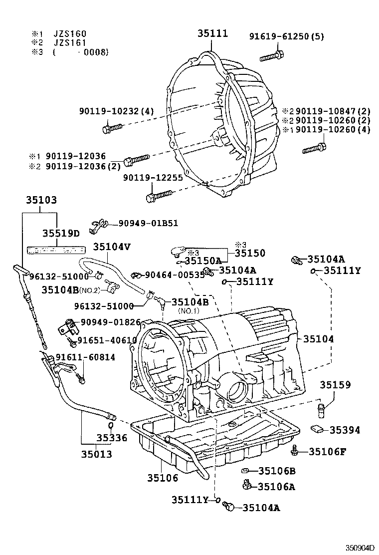 Transmission Case & Oil Pan